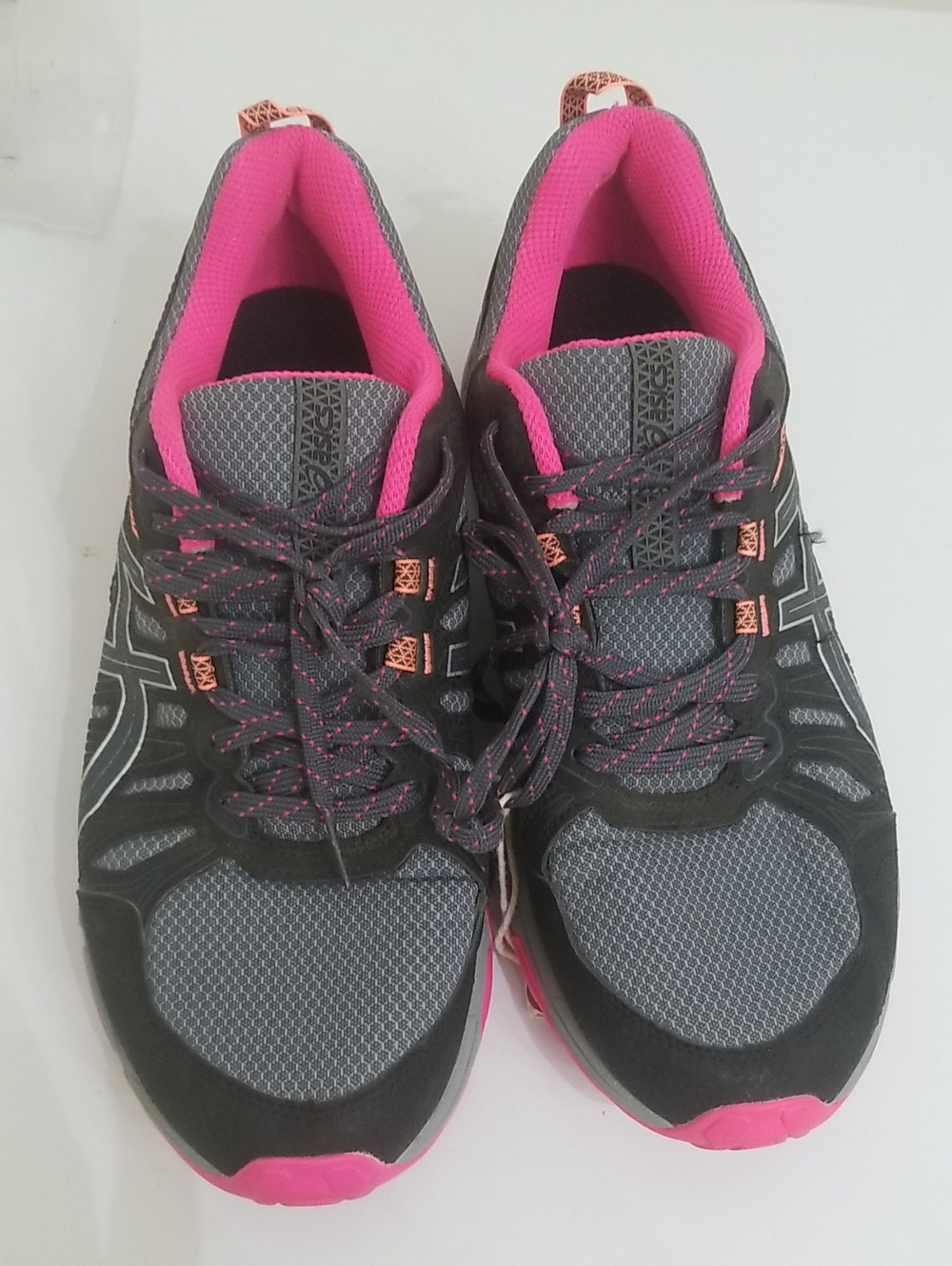 Asics Gray and Pink Women's Running Shoes